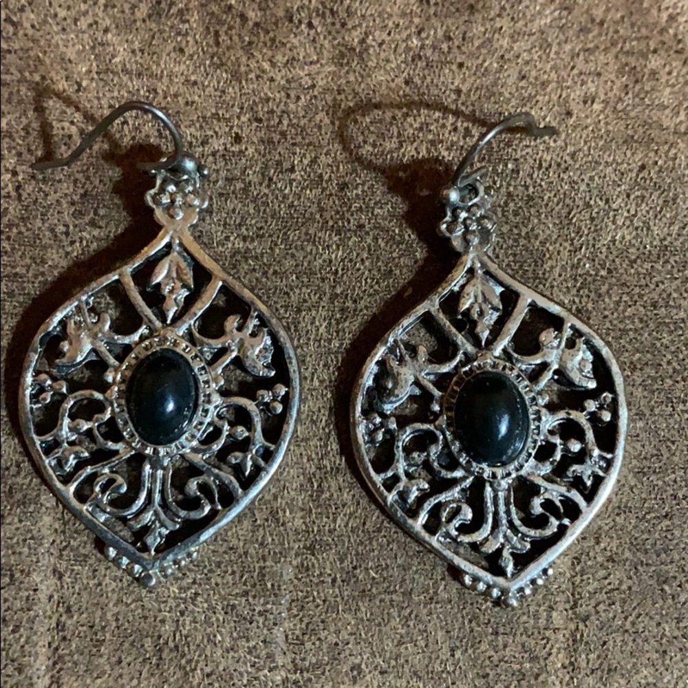 Silver like Drop earrings